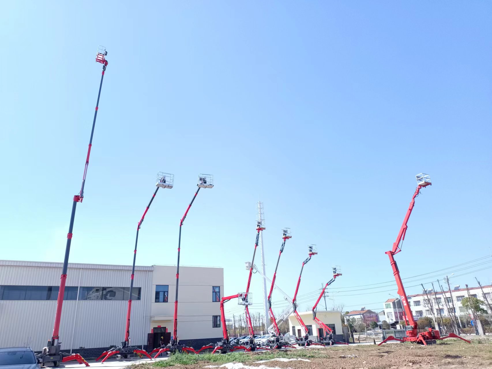 蜘蛛式高空作业平台适合什么工地使用
